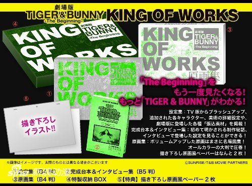 剧场版《TIGER＆BUNNY》设定画集3月发售