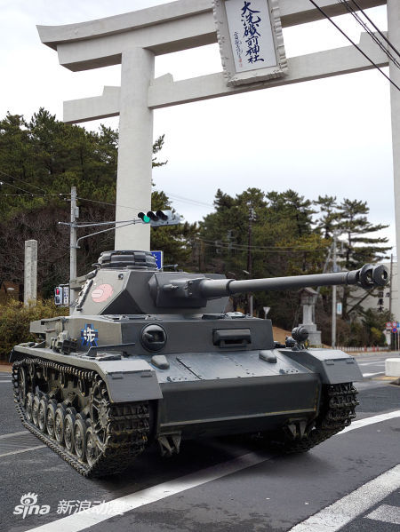 《少女与战车》四号战车降临动画舞台大洗町