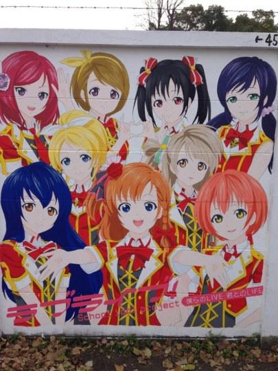 《LoveLive！》粉画大幅μ’s壁画 质量感人