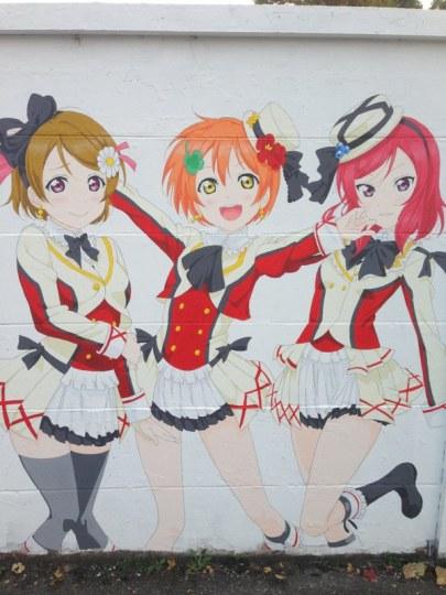 《LoveLive！》粉画大幅μ’s壁画 质量感人