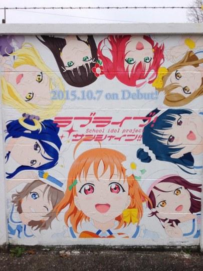 《LoveLive！》粉画大幅μ’s壁画 质量感人