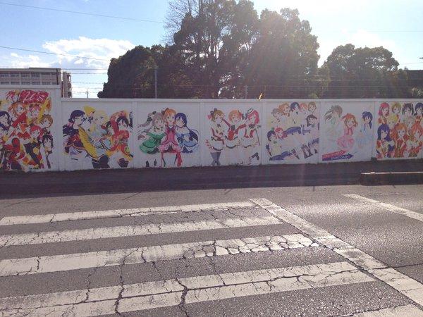 《LoveLive！》粉画大幅μ’s壁画 质量感人